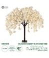 GloboStar® Artificial Garden SALMON CHERRY BLOSSOM TREE 20358 Τεχνητό Διακοσμητικό Δέντρο Μπεζ Άνθος Κερασιάς Υ140cm